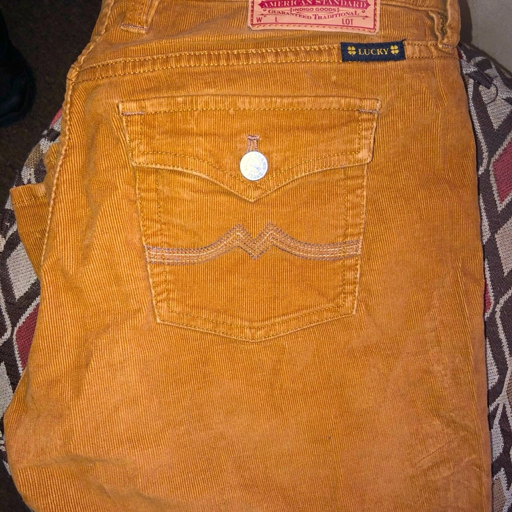 Mustard Color Corduroy Pants